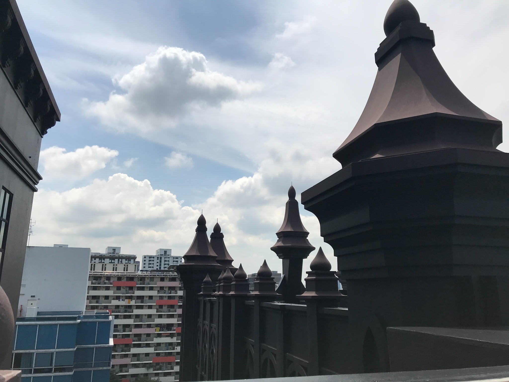 The Mill rooftop skyline original photograph